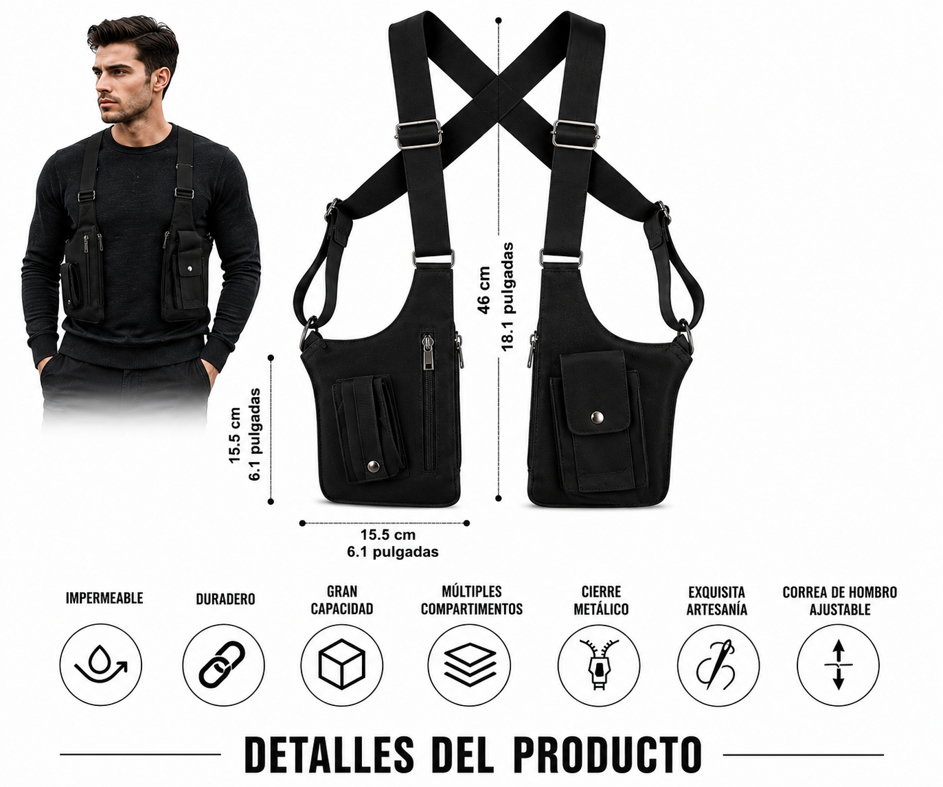 Bandolera Doble SafeVest