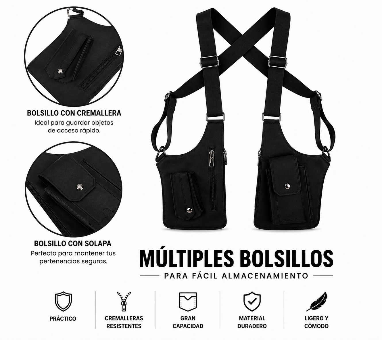 Bandolera Doble SafeVest